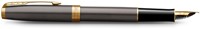 Stylo plume Parker Sonnet Collection Grey GT Medium-2