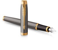Stylo plume Parker IM Collection Grey GT Medium-1