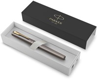 Stylo plume Parker IM Collection Grey GT Medium-2