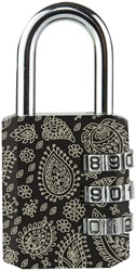 Padlock Masterlock 3-digit combination 30mm 4 cartridges ass