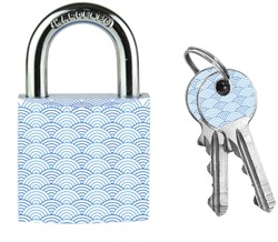 Padlock Masterlock 30mm waves motif