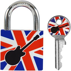 Padlock Masterlock 30mm guitar motif