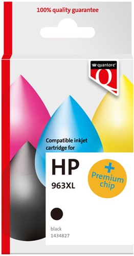 Inktcartridge Quantore alternatief tbv Hp 963XL 3JA30AE hc zwart