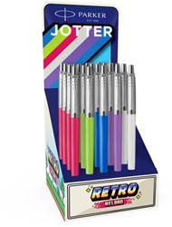 Stylo bille Parker Jotter Original Reload Retro 90's assorti CT Medium