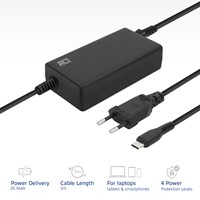 Laptop Oplader ACT USB-C Power Delivery 65W 3mtr-2