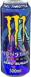 Energy drink monster full throttle sugar free can 500ml
