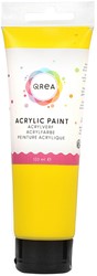 Peinture acrylique Qrea 120ml jaune primaire