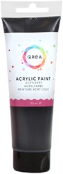 Peinture acrylique Qrea 120ml noir
