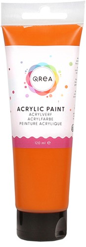 Peinture acrylique Qrea 120ml orange