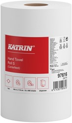 Cleaning paper Katrin Plus small 1-ply 400 sheets white 97616