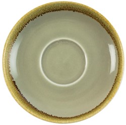 Cappuccino dish Olympia Kiln Ø16cm 6 pieces moss green