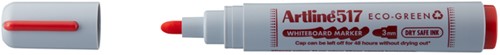 Marqueur tableau blanc Artline 517 Dry Safe Eco ogive Medium rouge