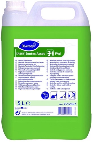 Vloerreiniger Taski Jontec Asset F4d neutraal 5 Liter