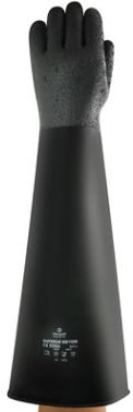 Ansell AlphaTec 87-108 Handschoen Zwart 7 - 610 mm