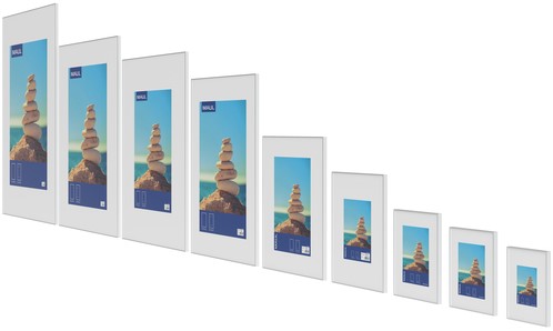 Fotolijst MAUL design 50x70cm aluminium frame zilver-3