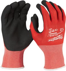 Milwaukee 1416 Handschoen gedipt Cut1, 8 Gedipte werkhandschoenen snijklasse 1/A