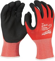 Milwaukee 1418 Handschoen gedipt Cut1,10 Gedipte werkhandschoenen snijklasse 1/A