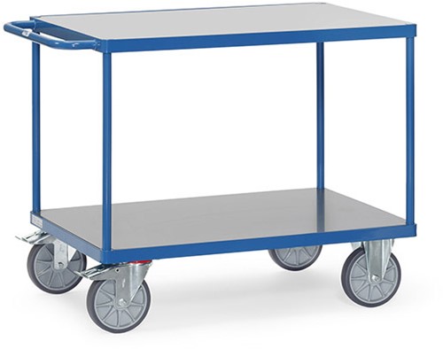 Duwbeugelwagen 2401 met harde PVC platformen