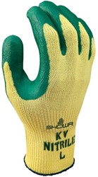 Showa GP-KV2R Kevlar geel/groen,10-XL GP-KV2R Snijbestendige handschoen