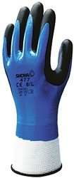 Showa 477 Nitril Cold bl./zwart, 7-M 477 Winterhandschoen Nitrile