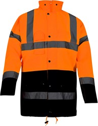 OXXA Alberto 0980 Parka Fluo Oranje/marineblauw S