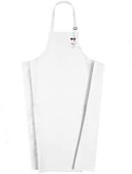 Sioen 8195 Nantou Schort 90 X 120 Cm Wit One Size