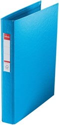 Ringbuch Esselte VIVIDA A4 4-Ring O-Mechanik 25mm PP blau