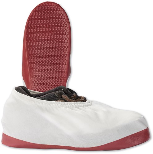 KCL 971+ Overschoen, Maat 1 (39-42) Wit/rood 39-42