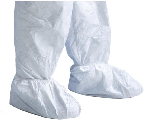 Tyvek 500 POS0 Overschoen Wit One Size - 40 cm