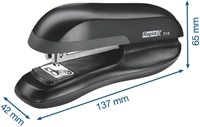 Tischhefter Rapid Fashion Halbstreifen F16 20 Blatt schwarz-3