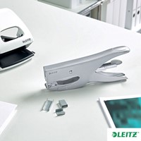 Niettang Leitz achterlaadmodel P3 40 vel zilver-7