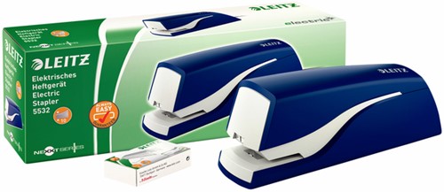 Stapler Leitz NeXXt electric contactless 10-sheet blue-2