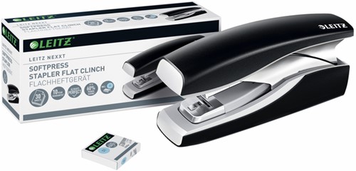 Agrafeuse Leitz NeXXt Softpress Flat Clinch 30 feuilles noir-2