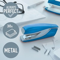 Agrafeuse Leitz NeXXt WOW métal 30 feuilles bleu-3