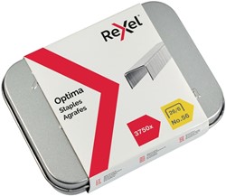 Agrafes Rexel Optima n°56 26/6 galvanisé 3750 pièces