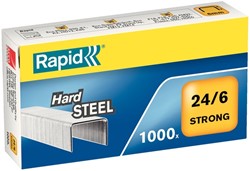 Heftklammern Rapid 24/6 Stahl stark 1000 Stück