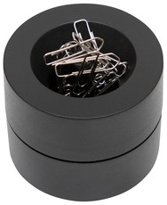 Paperclip holder MAUL Pro magentic Ø73mmx60mm black-2