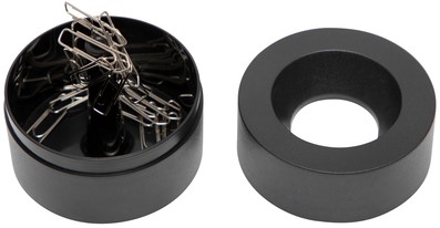 Paperclip holder MAUL Pro magentic Ø73mmx60mm black-3