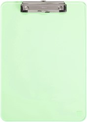 Klemmbrett MAUL A4 hoch transparent PS neongrün
