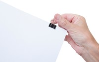 Papierklem MAUL 213 foldback 19mm zwart 12 stuks-1
