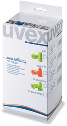 Uvex X-fit 2112-022 Oordop Navulling À 300 Paar Lime