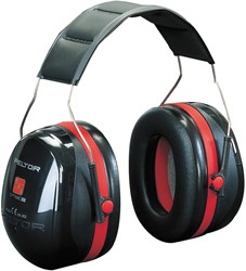 3M Peltor Optime III H540A Gehoorkap Met Hoofdband Groen