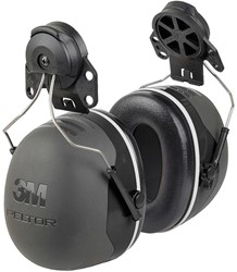 3M Peltor X5P3 Gehoorkap Met Helmbevestiging Zwart/grijs