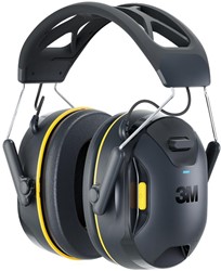3M WorkTunes Connect Bluetooth 90570E-1 Gehoorkap Met Hoofdband Zwart