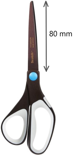 Ciseaux Scotch 20cm titanium anti-adhérents blister-2