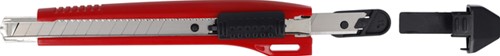 Cutter Westcott Premium 9mm curseur coulissant rouge-3