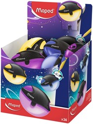 Taille-crayon Maped Galatic 1 trou présentoir 24 pièces assorti