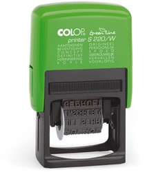 Textstempel Colop Printer S 220/W Green Line 12 Texte