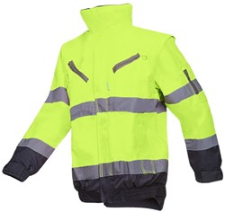 364A Blouson Campbell fluo geel/mar 4XL