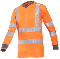 3890 T-shirt Bresso fluo oranje S 3890 T-Shirt Bresso